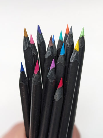 A bouquet of pencil crayons