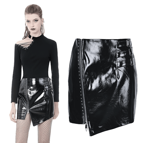 Black Mini Skirt: Bold Fashion for Stylish Women.