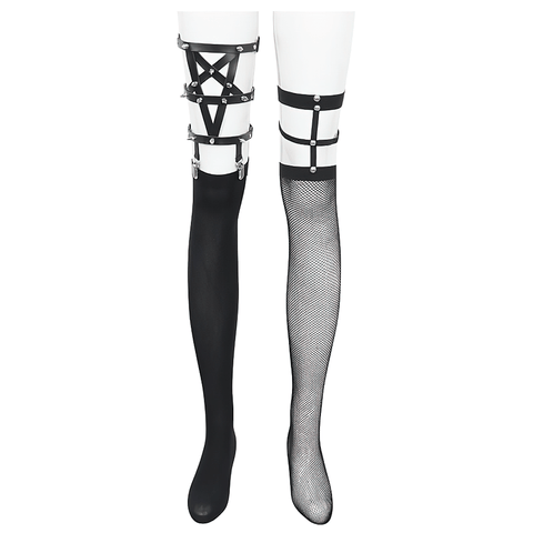 Alternative Appeal - Women's Asymmetrical Punk-Style Socks.