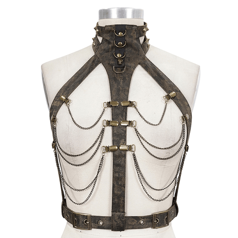 Vintage Accessory: Edgy Women's Body Harness.