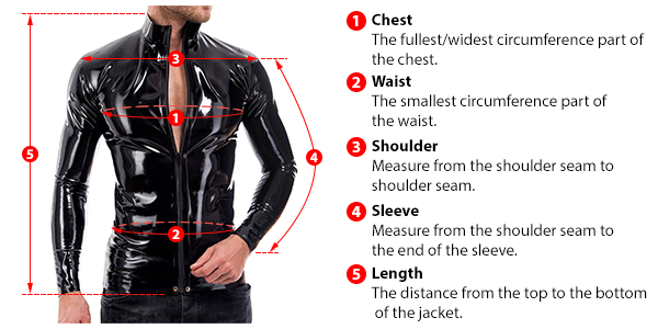 how to measure male jacket size