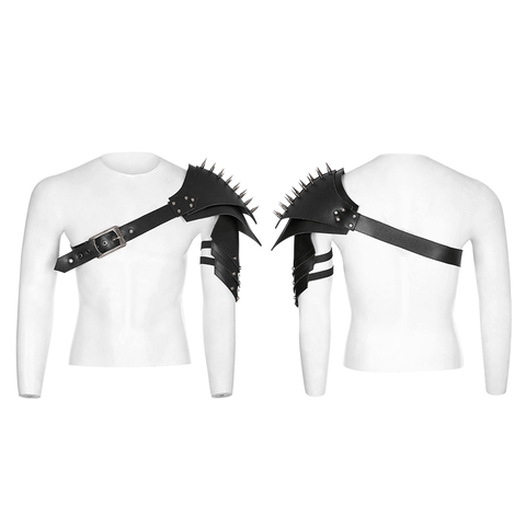 Black Punk Shoulder Harness with Rebel Spikes.