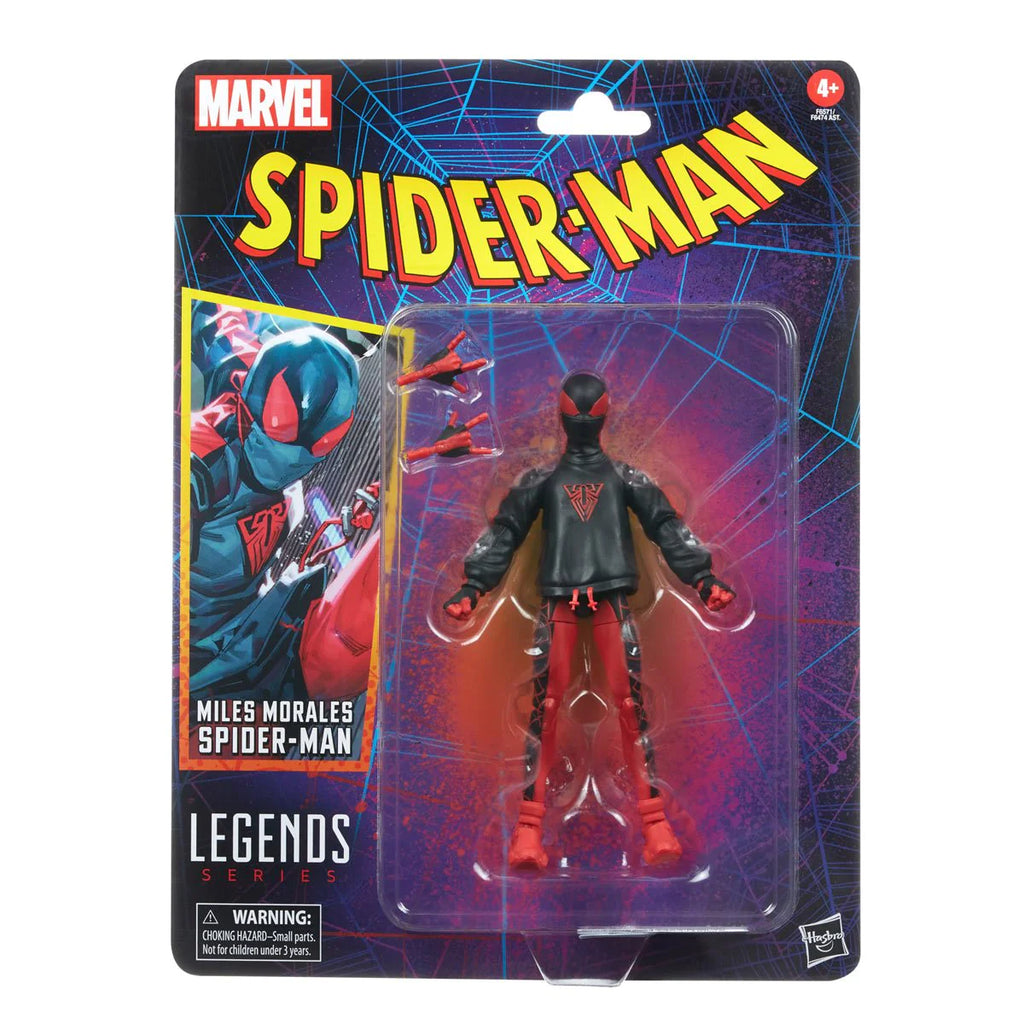 Marvel Legends Retro: Spider Man - Miles Morales Con Sudadera 6 Pulgad –  MegamiToys