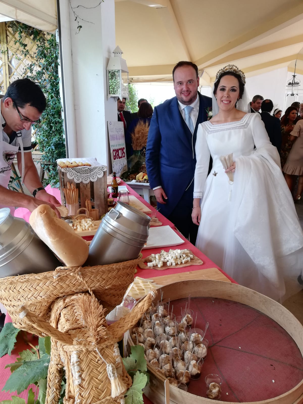 Mesa de queso para la de boda Pilar y Luis