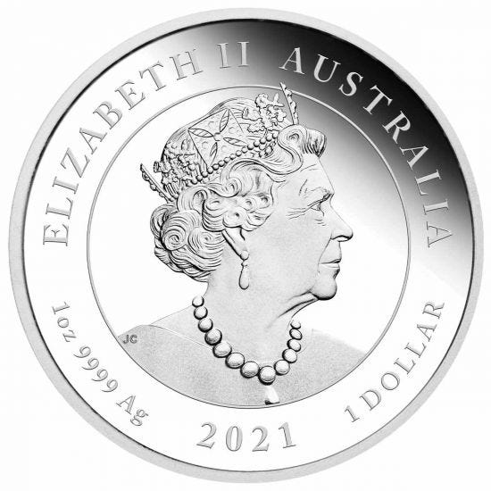 Australia 2021 $25 Queen Elizabeth II's 95th Birthday 1/4oz Gold