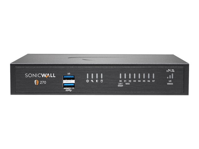 SonicWall TZ270 - Essential Edition - security appliance - with 1 year TotalSecure