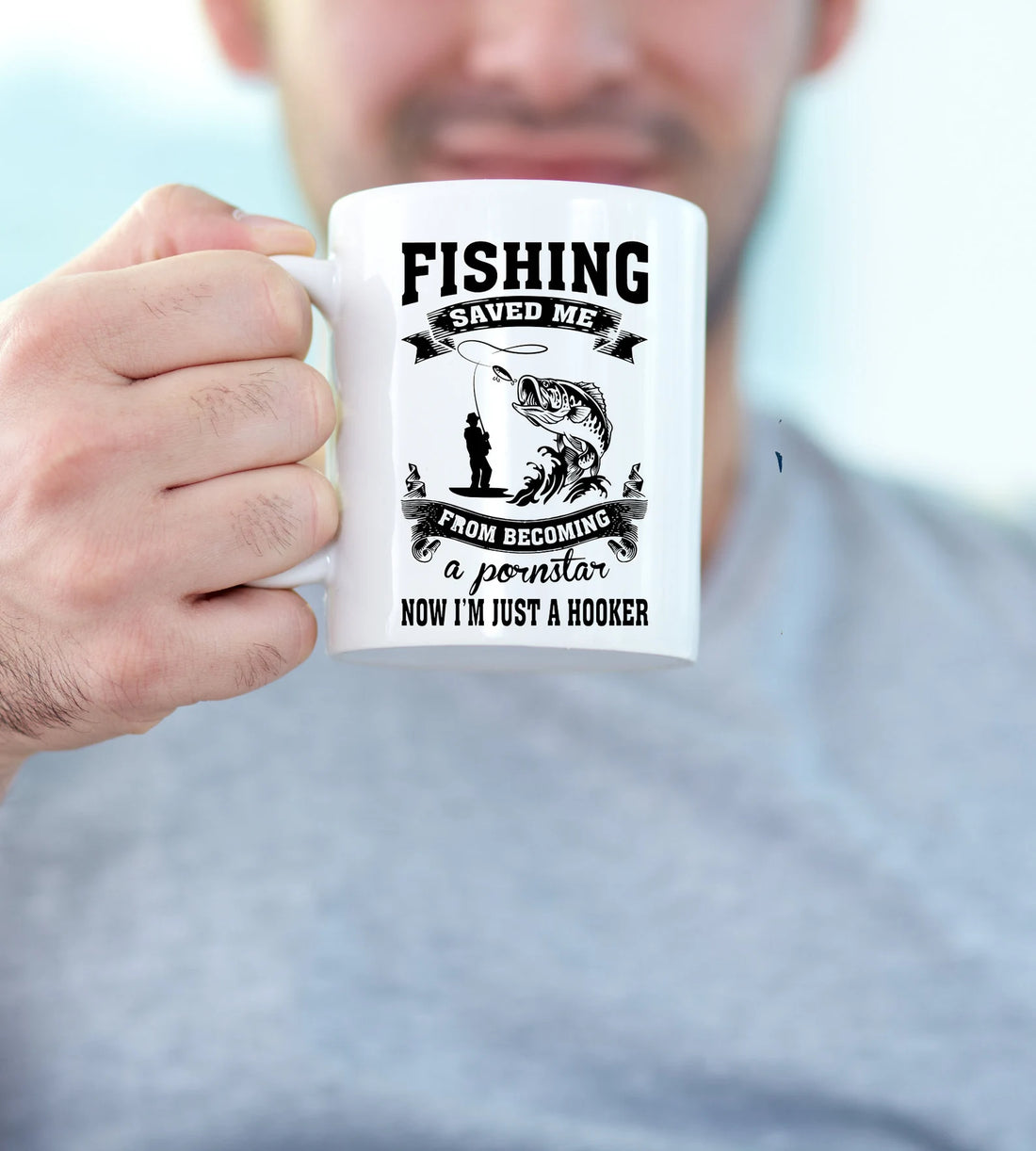 fishing personalize Coffee Mug,Born to fishing mug ,fishing Coffee