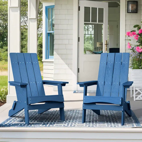 2 Folding Modern Adirondack Chairs