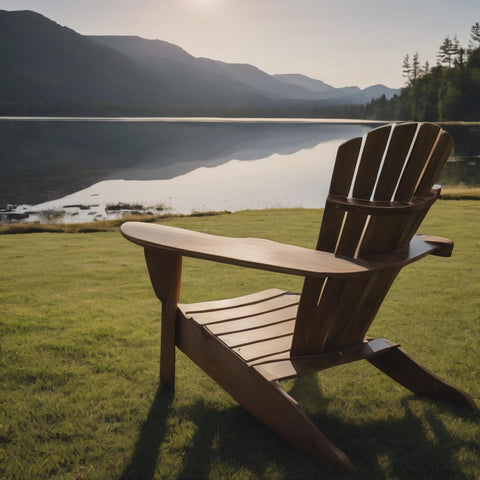 Adirondack Chair overlooking the lake