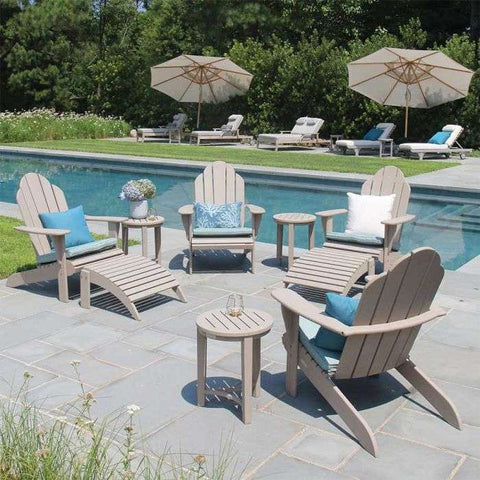 Adirondack Chairs By the Pool