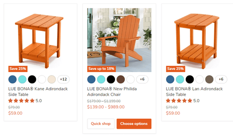 Buy Orange Adirondack Chairs