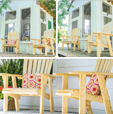 Pine Adirondack Chairs