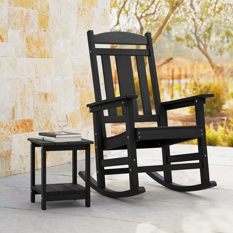 Rocking Adirondack Chair with side table.webp