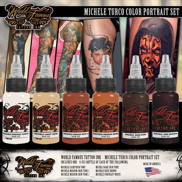 World Famous - Master Mike Asian Tattoo Set - Tattoo Ink