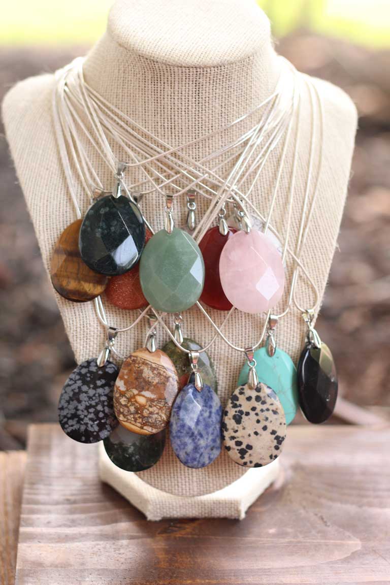 stone necklaces for women