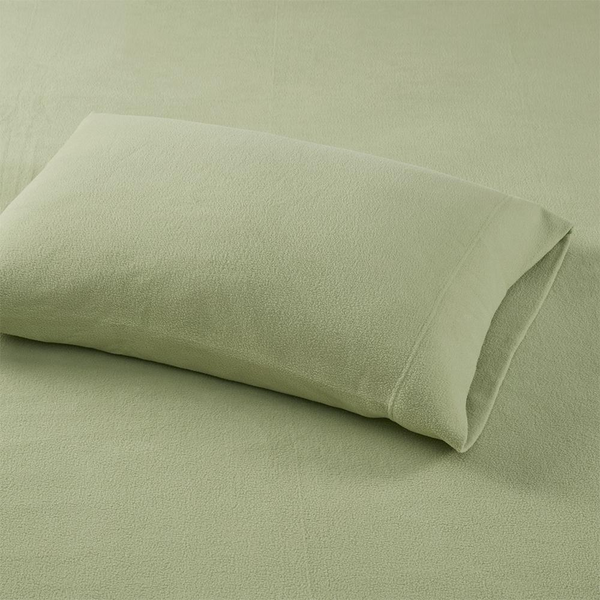 100% Polyester Knitted Micro Fleece Solid Sheet Set,PC20-003 - Ecart