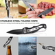 14 in 1 Outdoor Emergency Survival And Safety Gear Kit Camping Tactical Tools SOS EDC Case - Ecart