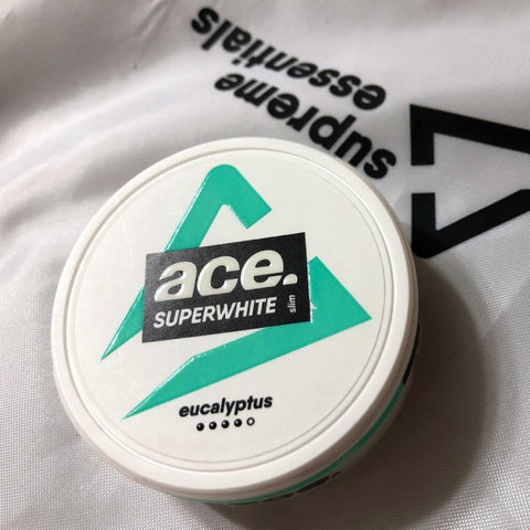 Nicotine Pouches - Ace Superwhite Eucalyptus Slim