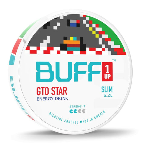 Nicotine Pouches - BUFF 1UP  GTO STAR ENERGY DRINK