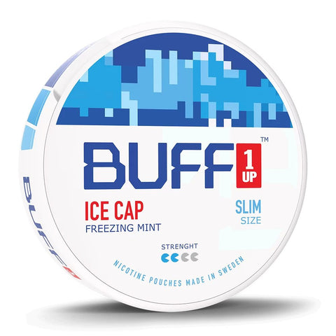 Nicotine Pouches - BUFF 1UP Ice Cap Freezing Mint
