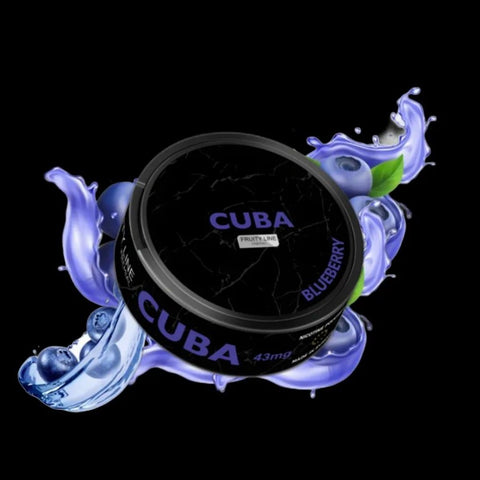 Cuba Black Line Blueberry - Nicotine Pouches