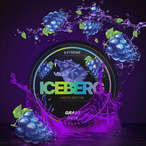 Iceberg Grape Gum - Nicotine Pouches