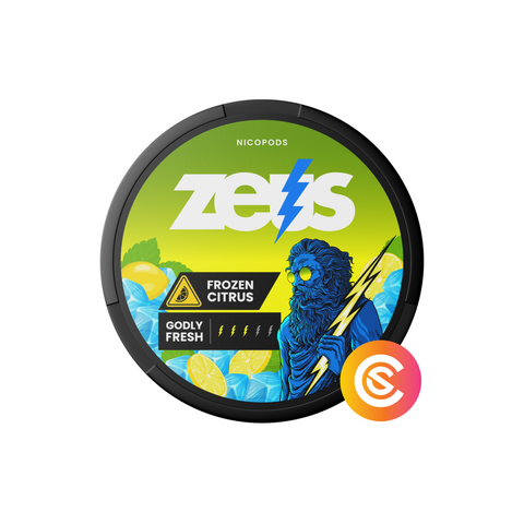 ZEUS NICOPODS FROZEN CITRUS GODLY FRESH NICOTINE POUCHES