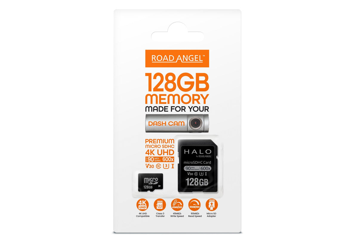 Road Angel 32GB MicroSD Card - Automotive Grade, Made for Halo Dash Ca