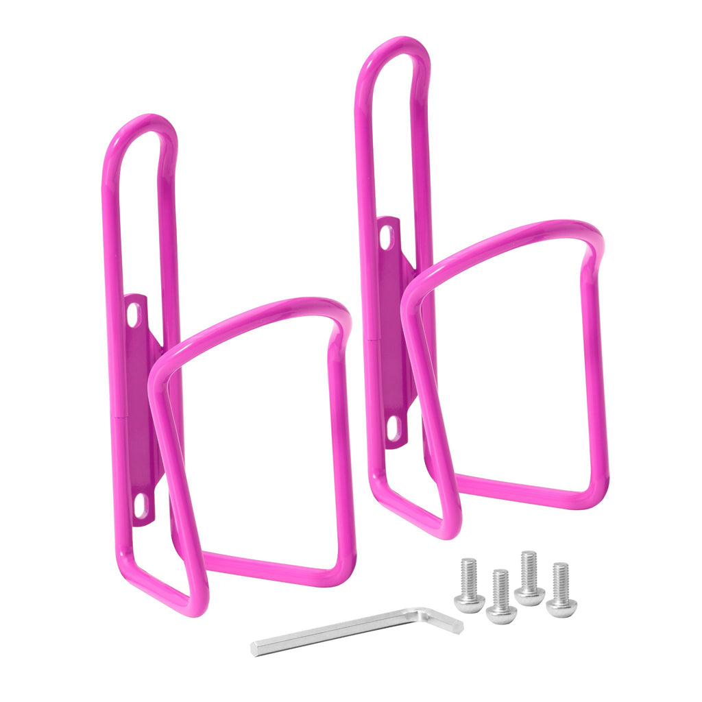 Hot pink water sales bottle cage