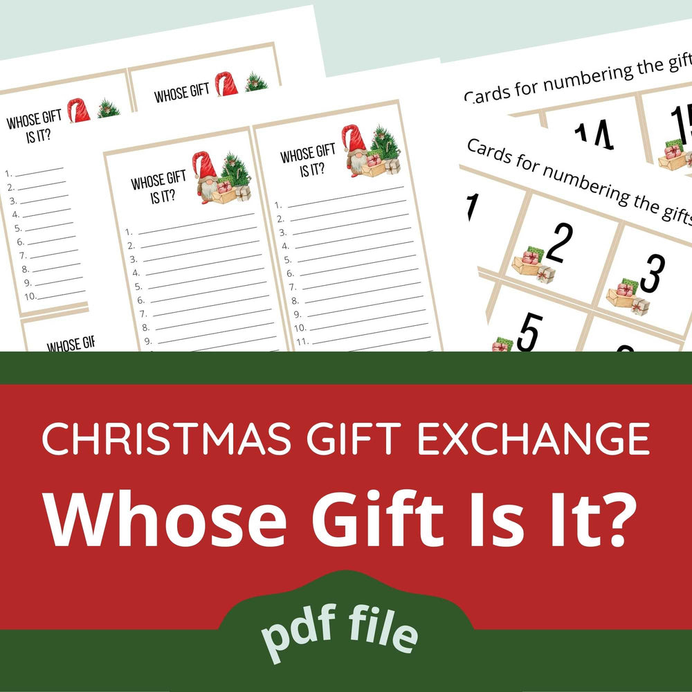 Christmas Lane Gift Exchange Game for Large Families – Relaxed Hostess