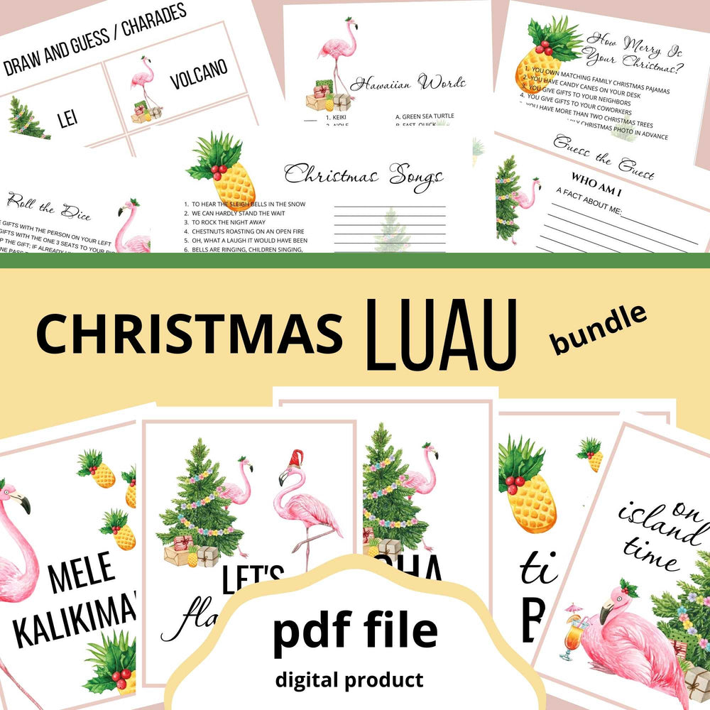 christmas-luau-party-games-and-signs-relaxed-hostess