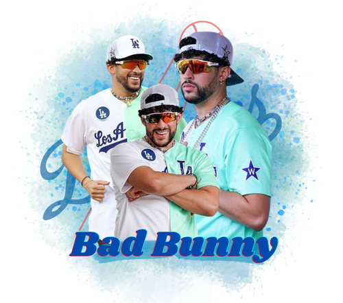 Bad Bunny Dodgers all star game 2022 ball of fire Socks for Sale