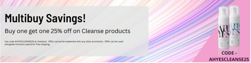 AH! YES Cleanse Product offer banner