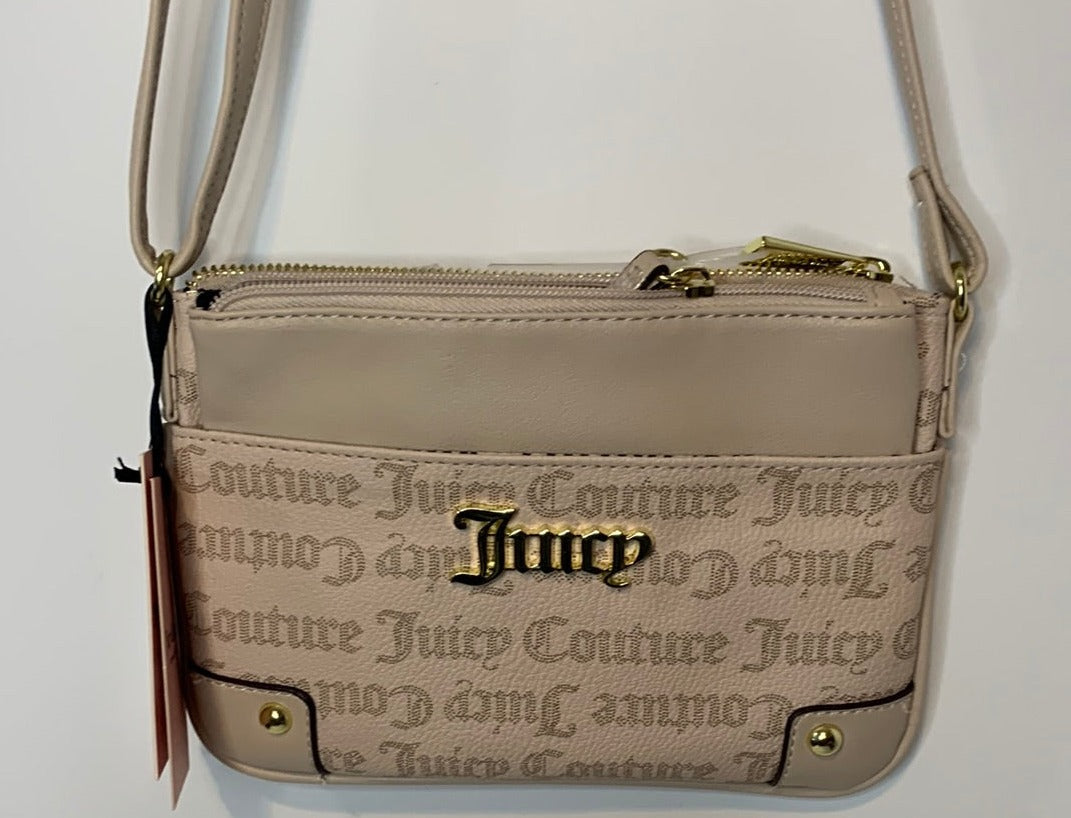 JUICY COUTURE Purse Small Flap Crossbody Handbag - Black Floral | eBay