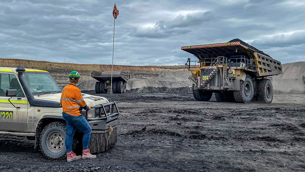 Jodie Cam on Hunter Valley mine site