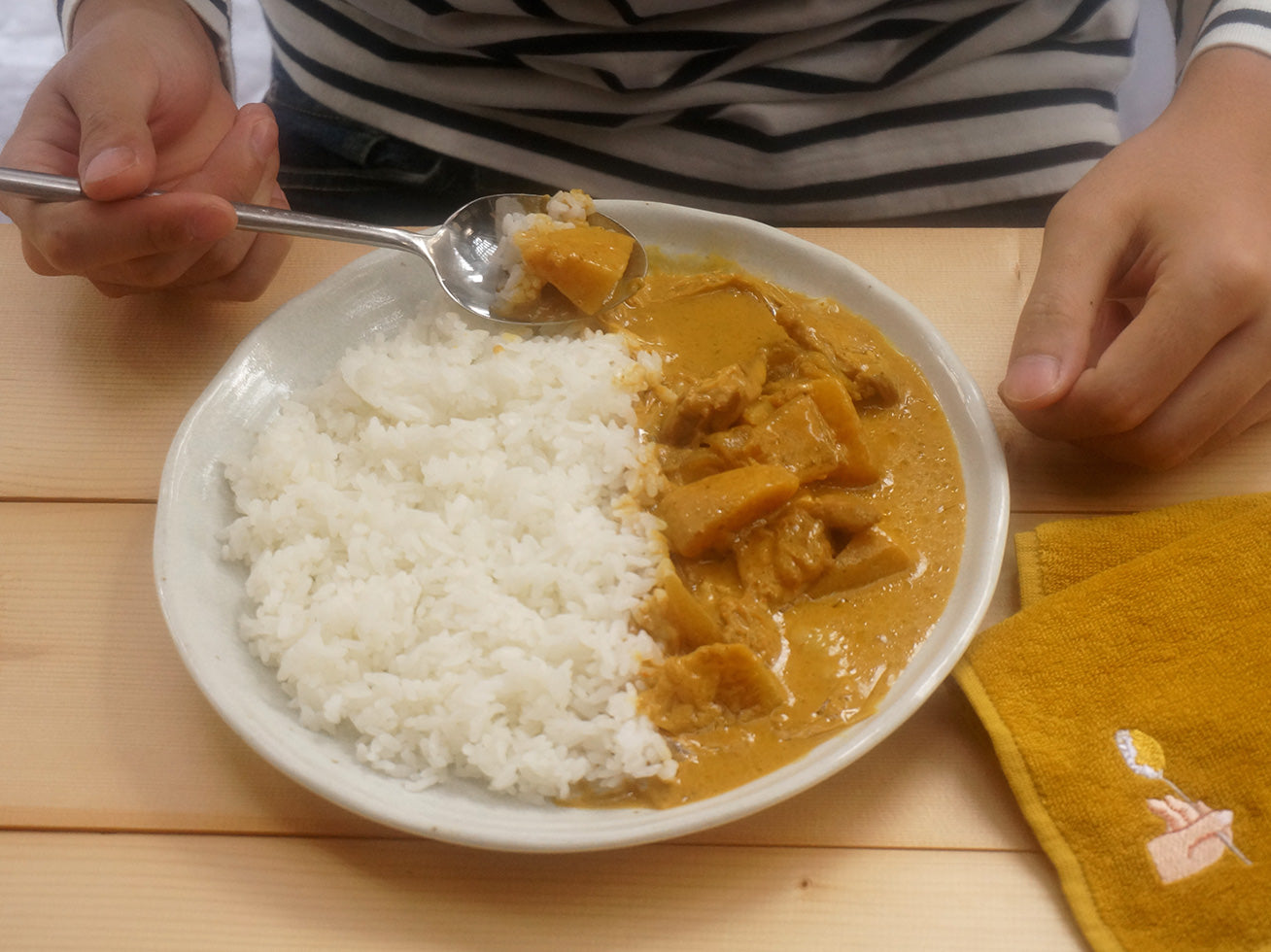 食いしん坊のハンカチ カレー