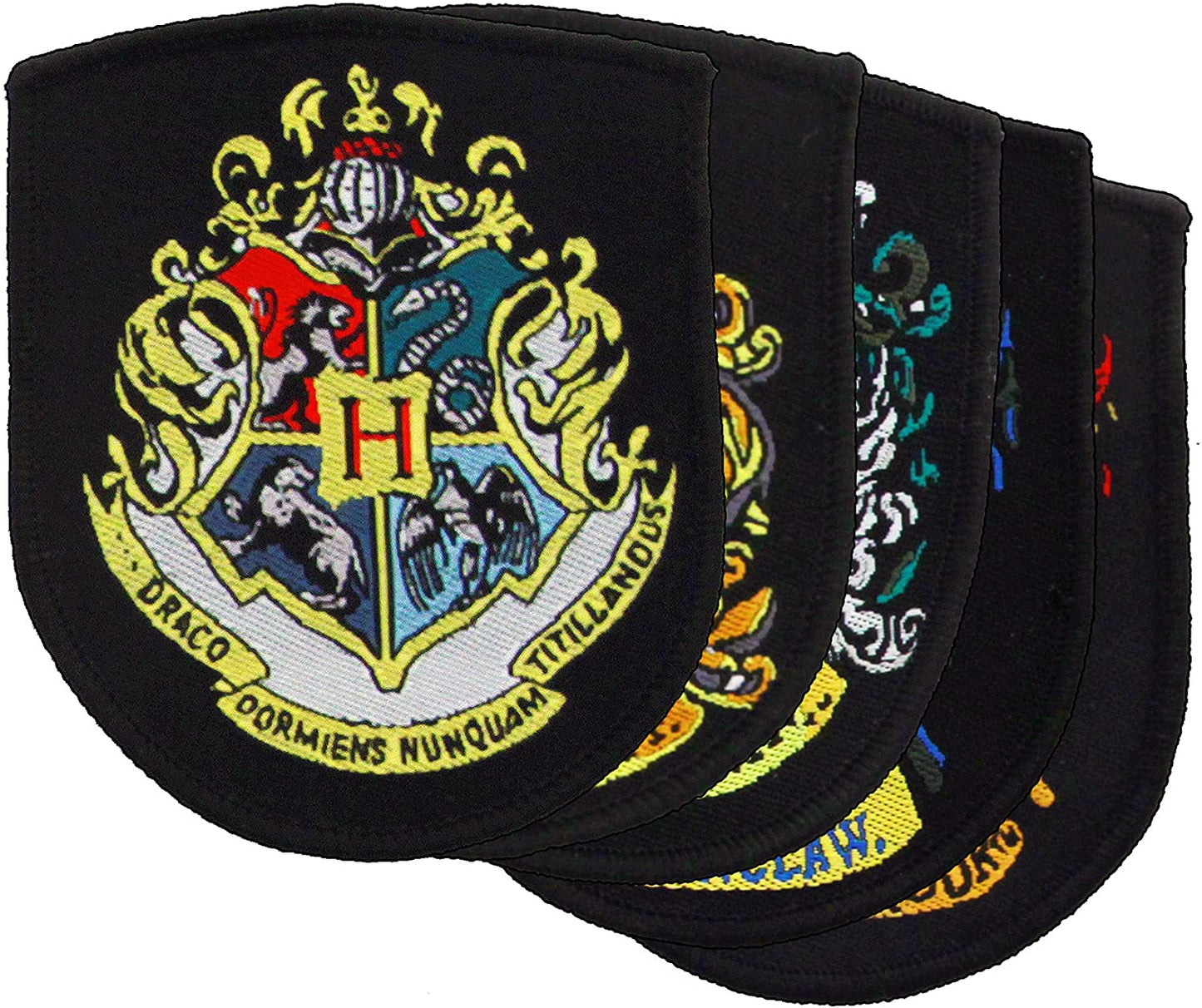 Cinereplicas Harry Potter - Official Patches Hogwarts Houses Crests (Set of 5)