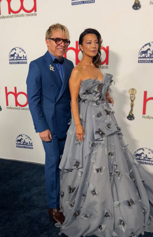 Ming-Na Wen Nabil Hayari Hollywood Beauty Awards