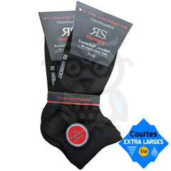 Socquettes Extra Larges Sans Elastique - 2 Paires Chaussettes