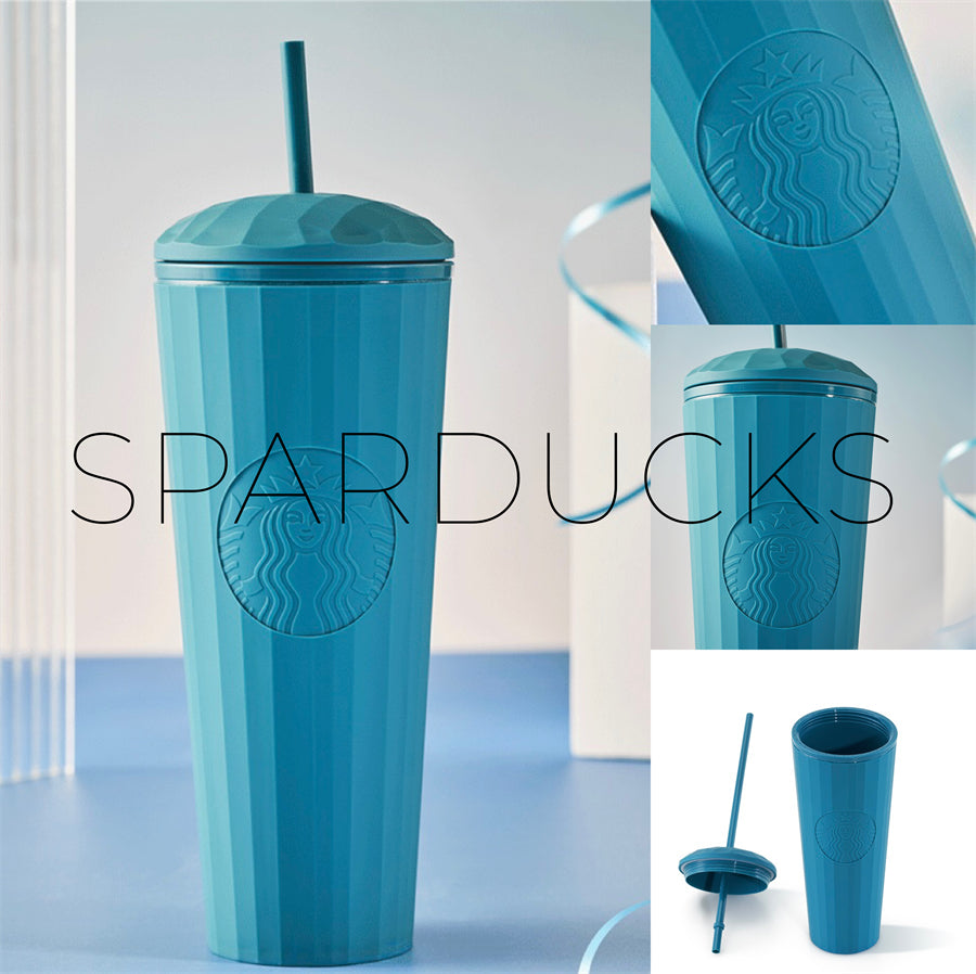 24oz Taiwan 2021 Matte Blue Studded Tumbler – SPARDUCKS