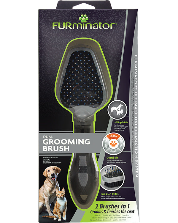 Furminator Dual Grooming Brush for Dogs