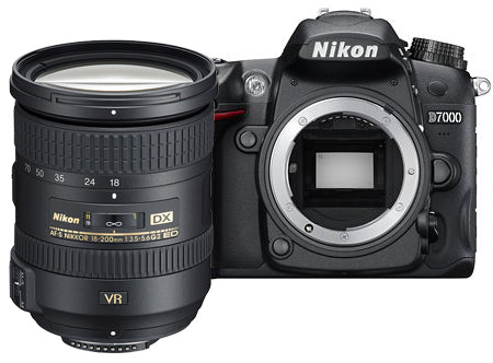 Nikon D7000/D7500 DSLR Camera with Nikon AF-S DX NIKKOR 18-200mm f/3.5-5.6G  ED VR II Lens