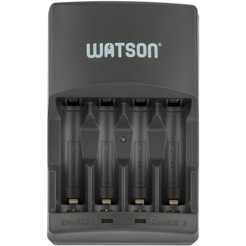 Watson MX AA NiMH Rechargeable Batteries (8-Pack, 1.2V, 2550mAh)