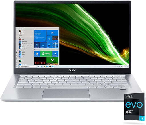 Acer Spin 3, 14.0 Full HD IPS Touch, Thunderbolt 3, Convertible, 10th Gen  Intel Core i5-1035G1, 8GB LPDDR4, 256GB NVMe SSD, Silver, Windows 10,  SP314-54N-58Q7 
