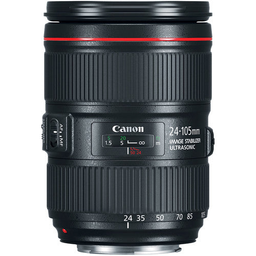 Canon EF 24-105mm f/4L IS II USM Lens USA W/ 3 Piece Filter Set