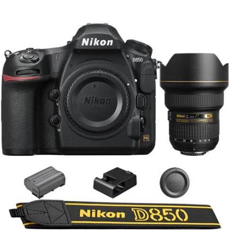 Nikon D850 FX-format Digital SLR Camera Body w/ Nikon AF-S NIKKOR 28mm  f/1.4E ED f/1.4-16 Fixed Zoom Camera Lens