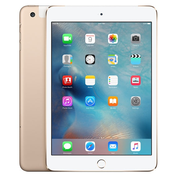 Apple iPad Mini 3 64GB Wi-Fi + 4G Cellular Gold / White Unlocked