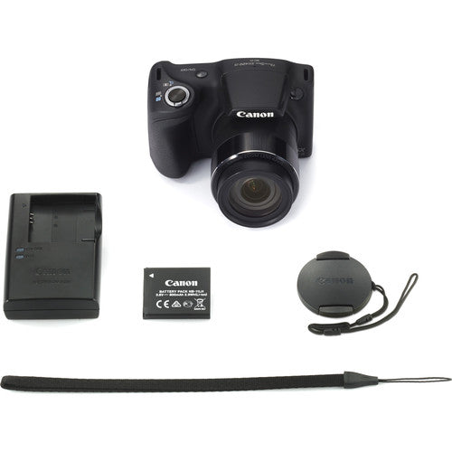 Canon PowerShot SX420 IS Digital Camera (Black) | 64GB Class 10