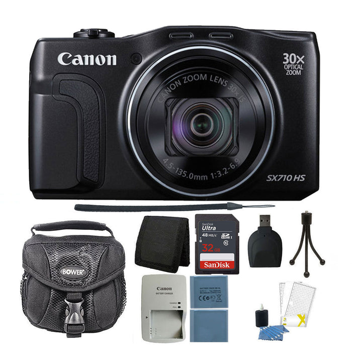 tempo loco arbusto Canon PowerShot SX710 HS 20.3 MP Digital Camera Black + Top Accessory Kit  with 32GB Memory Card | NJ Accessory/Buy Direct & Save