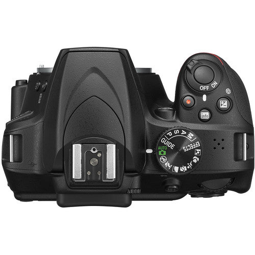 Nikon D3400/D3500 DSLR Camera with 18-55mm Lens (Black) Sandisk Bundle | NJ Accessory/Buy Direct & Save